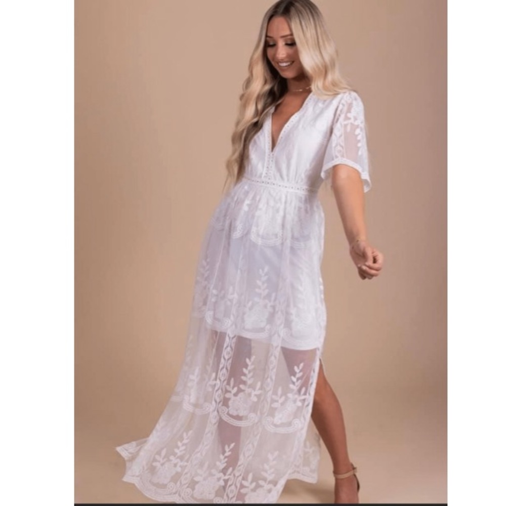 Brand New Rehearsal/Shower/Honeymoon Dress Size Large
